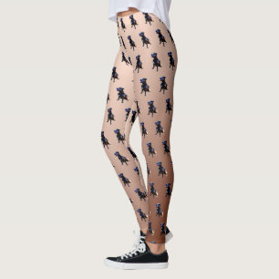 Staffordshire Terrier Oil Paint, Damas Leggings
