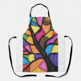 Stain glass tree art 