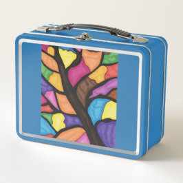 Stain glass tree art 