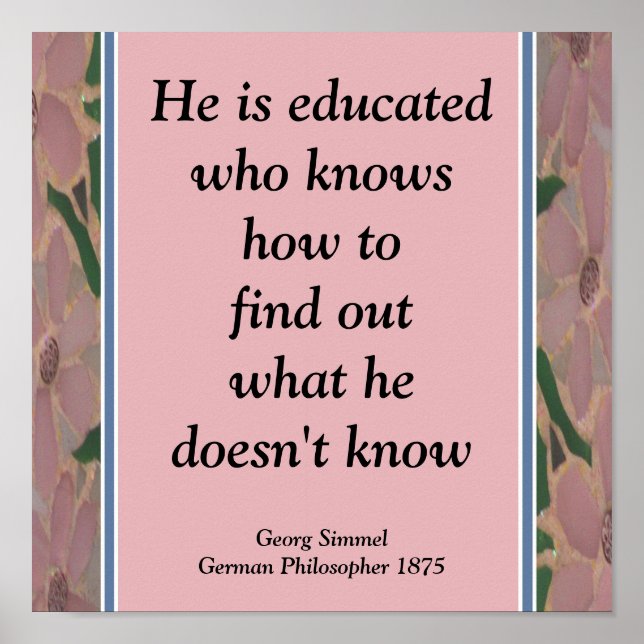 Stained Glass Mosaic Education Poster . (Frente)