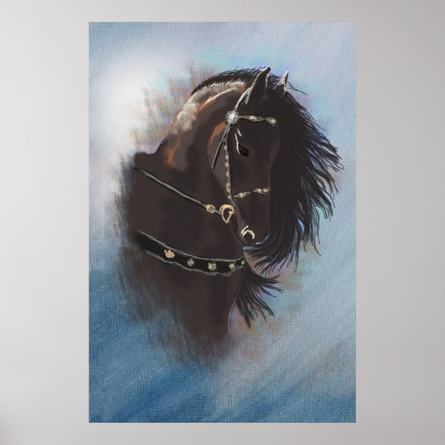 Stallion Portrait - Poster (Frente)