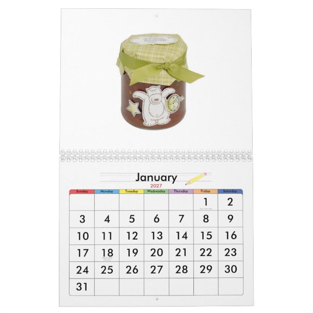 Stampin acima! Calendário (Jan 2027)