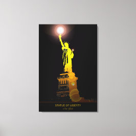 Stand for Freedom: Statu of Liberty Canvas Print
