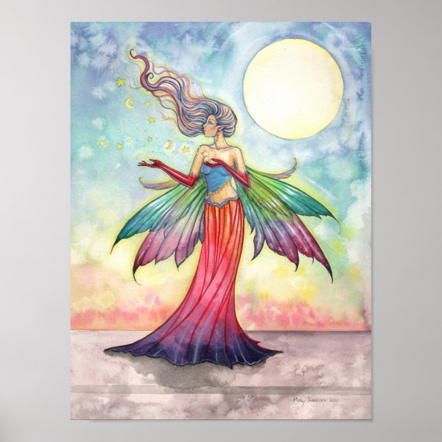 Star Gatherer Fantasy Fairy Poster (Frente)