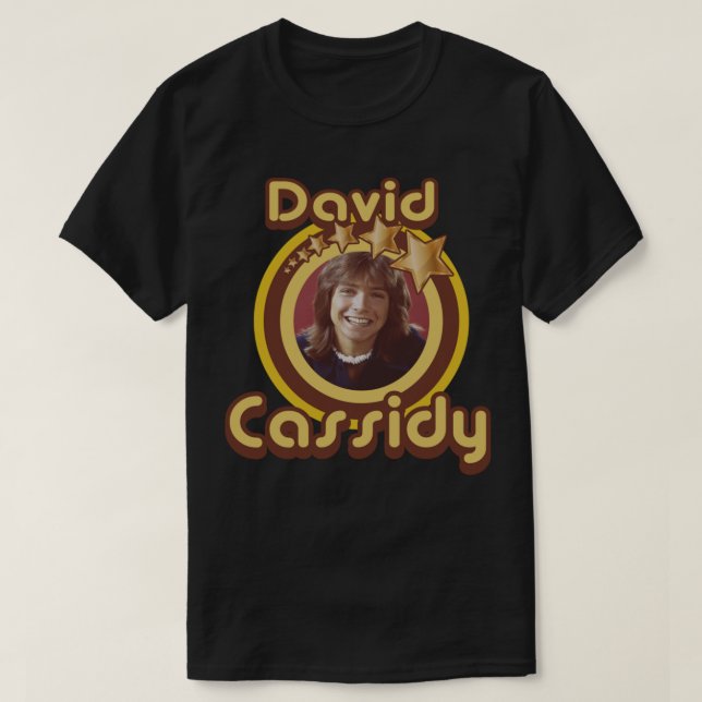 Star Tribute David Cassidy Clássico T-Shirt (Frente do Design)