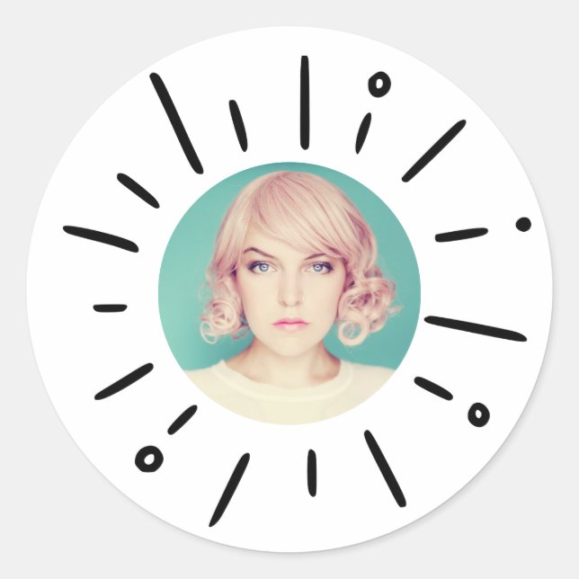 STARBURST | Adesivos de Fotos Personalizados Redon (Frente)