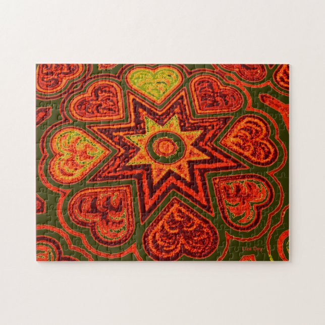 "Starburst of Love", Quebra-cabeça de Jigsen (Horizontal)