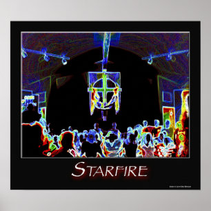 Starfire no poster do fogo
