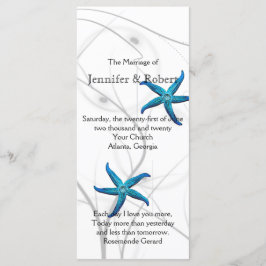Starfish Azul com Programa de Casamento de Silver