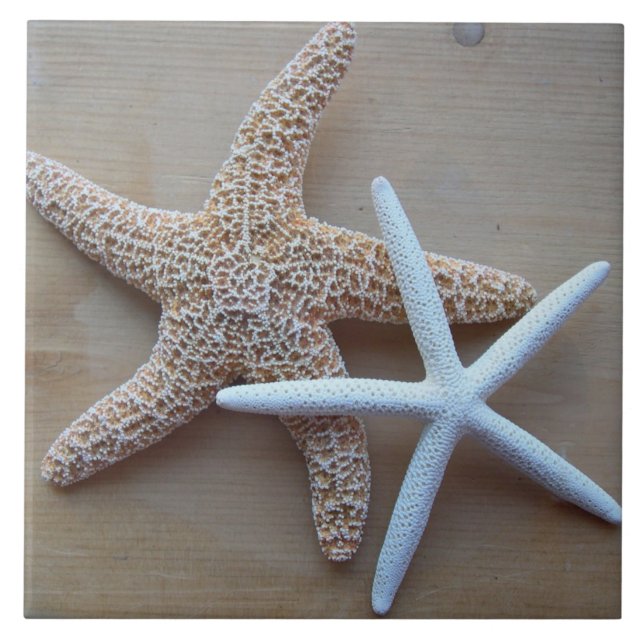 Starfish Beach Home Decorative Azulejo quadrado (Frente)