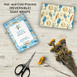 🐚 Starfish Conchas do Mar de Ivory & Blue Soap Wr