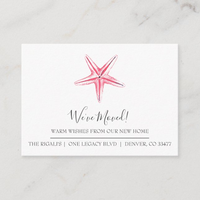 Starfish de Aquarela Novo Anúncio de Movimento Res (Frente)