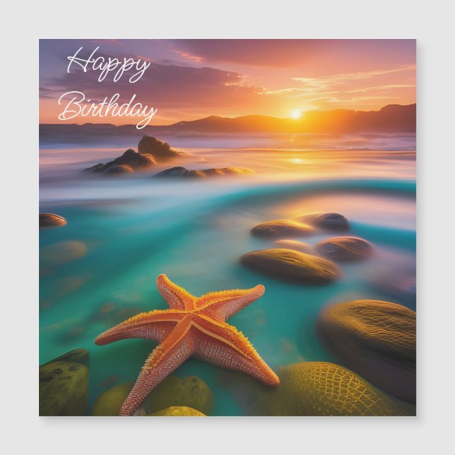 Starfish na praia no Dawn (Frente)