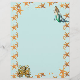 Starfish, Sereia e Papel de carta de polvo