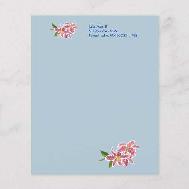 stargazer lily (Frente)