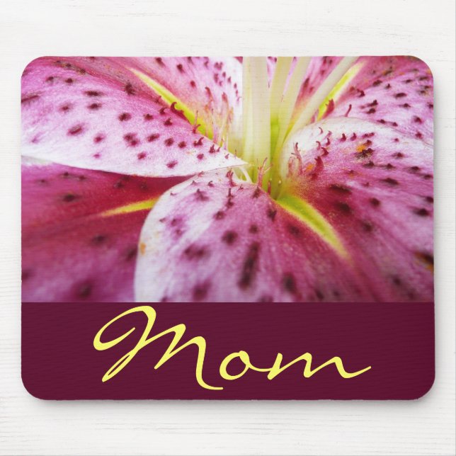 Stargazer Lily Personalizada Mousepad (Frente)