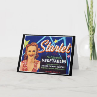 Starlet Vegetables - Cartão de Saudação