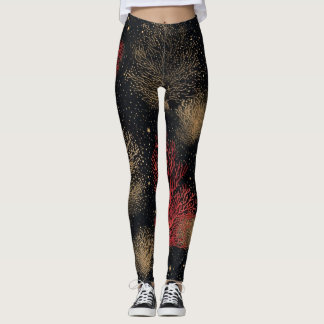 Starlit Desert Bushes - Leggings