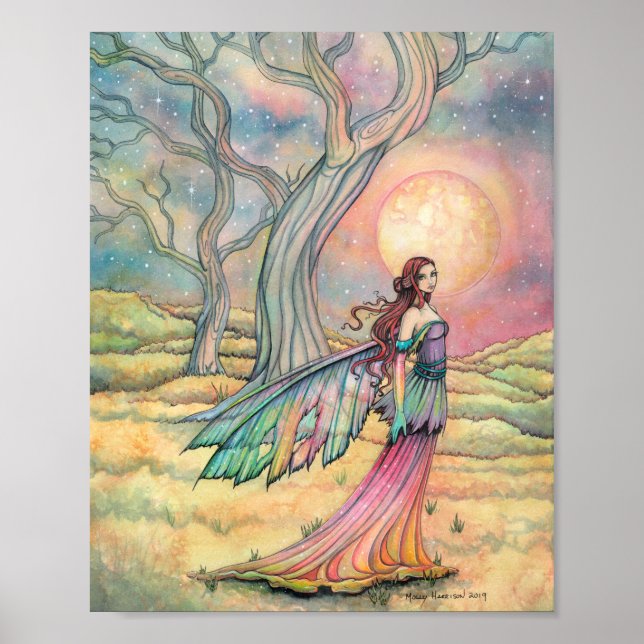 Starlit Dusk Fairy Poster por Molly Harrison (Frente)
