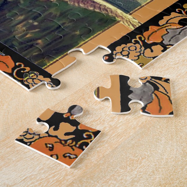 Starry Halloween Night Quebra-cabeça (Lateral)