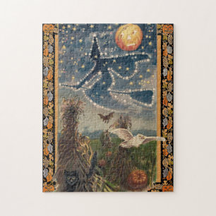 Starry Halloween Night Quebra-cabeça