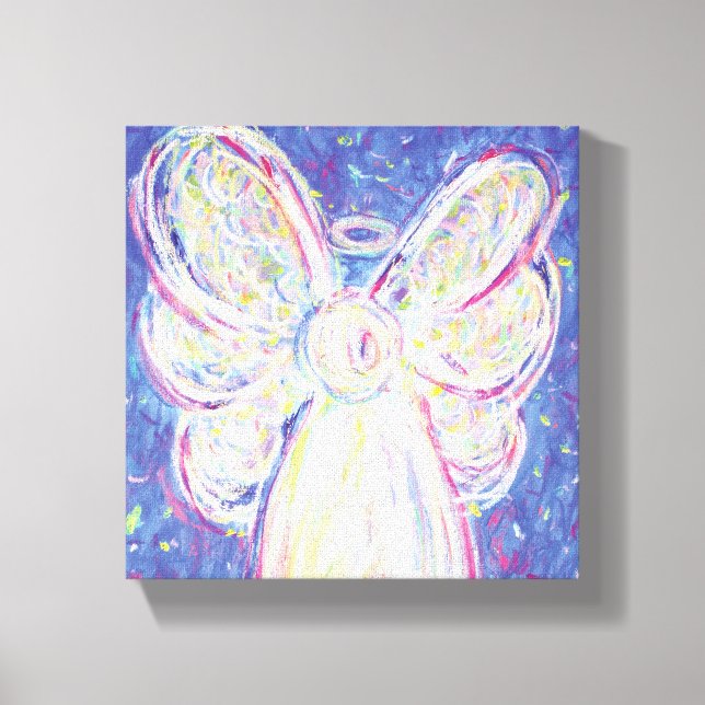 Starry Night Angel Painting Canvas Art (Frente)