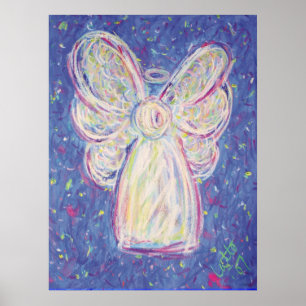 Starry Night Angel Poster Art Impressão