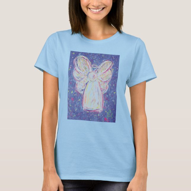 Starry Night Angel T-shirt (Imagem na Frente) (Frente)