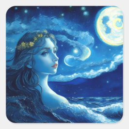 Starry Night 🌌 - Deusa Grega - Autocolantes Mágic