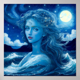 Starry Night 🌌 - Deusa Grega Fantasia Poster #6