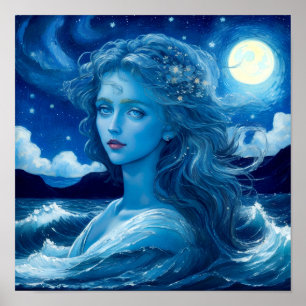 Starry Night 🌌 - Deusa Grega Fantasia Poster #6