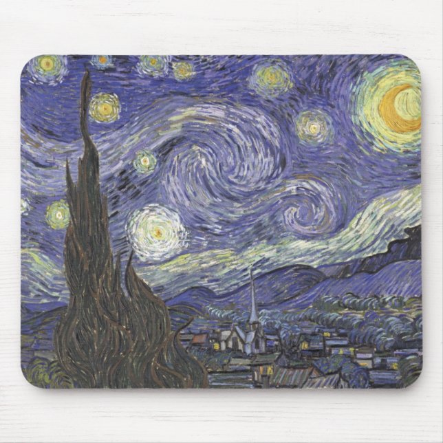 Starry Night Mousepad (Frente)