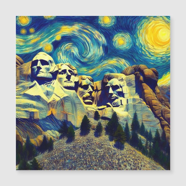 Starry Night Mt. Rushmore South Dakota (Frente)