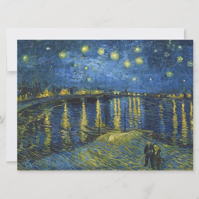 Starry Night on the Rhone, por Vincent van Gogh (Frente)