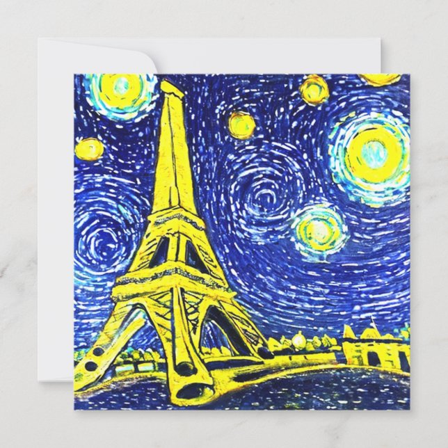 Starry Night Paris França (Frente)