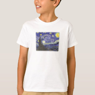 Starry Night por camiseta infantil Van Gogh