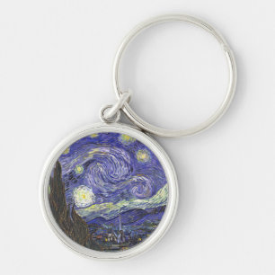 Starry Night por Van Gogh chaveiro premium