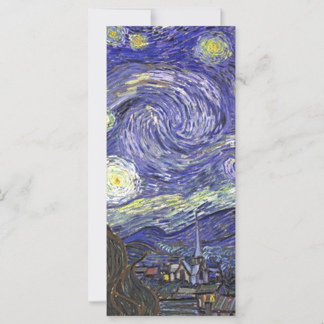 Starry Night por Vincent van Gogh (Frente)