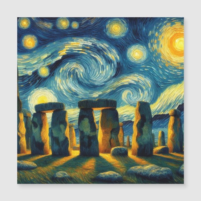 Starry Night Stonehenge (Frente)