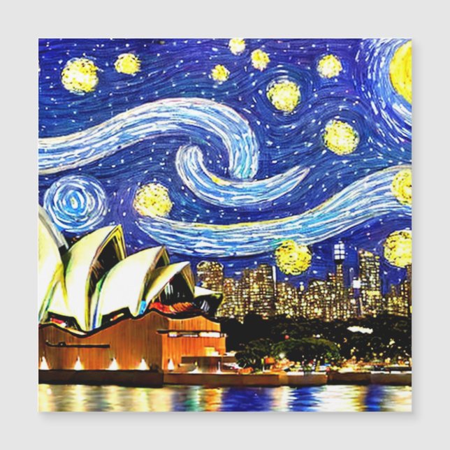 Starry Night Sydney Austrália - Ópera (Frente)