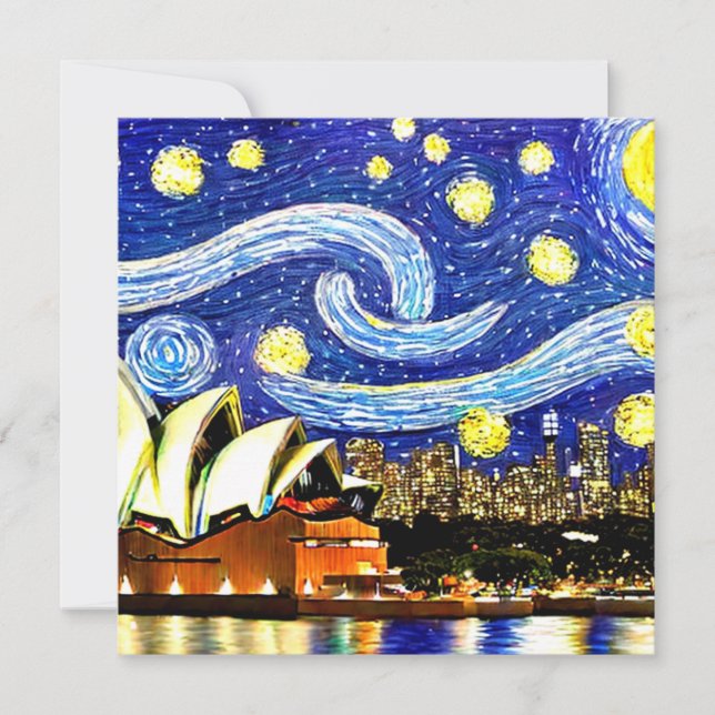Starry Night Sydney Austrália - Ópera (Frente)