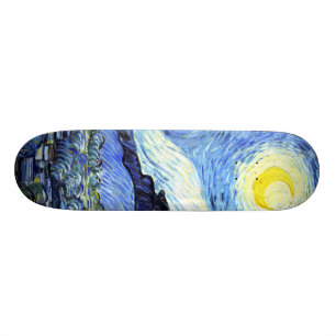Starry Night Van Gogh Impressionismo skate