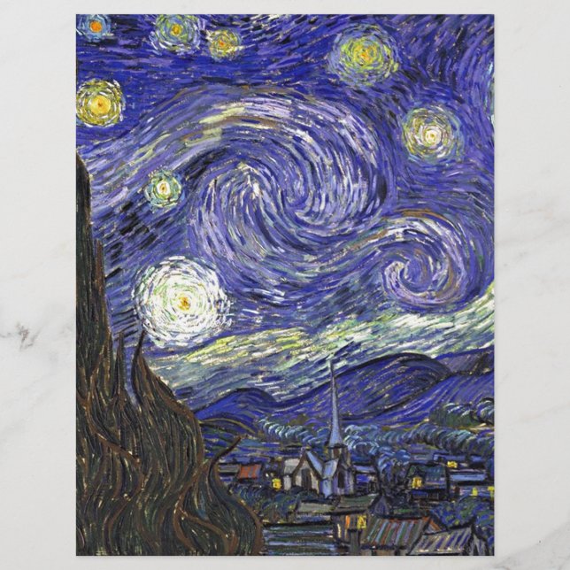Starry Night, Vincent Van Gogh. (Frente)