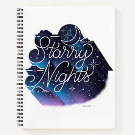 Starry Nights Sketchbook / Vazio / 8,5x11