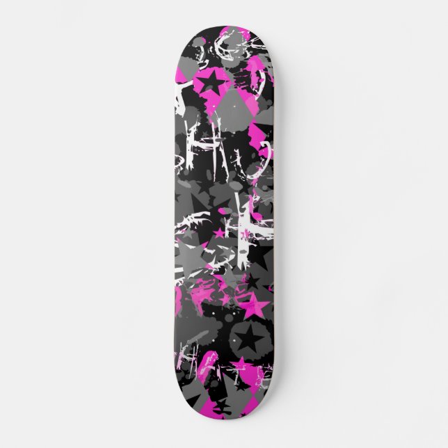 Starry Scene Kid Skateboard Deck (Frente)