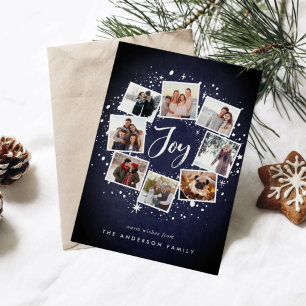 Starry Wreath Cartão de Colagem de Fotos de Feri