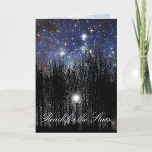 Starscape & Trees: Reach - Cartão de Saudação