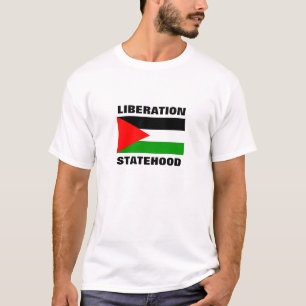 STATEHOOD da LIBERDADE PARA o t-shirt de PALESTINA
