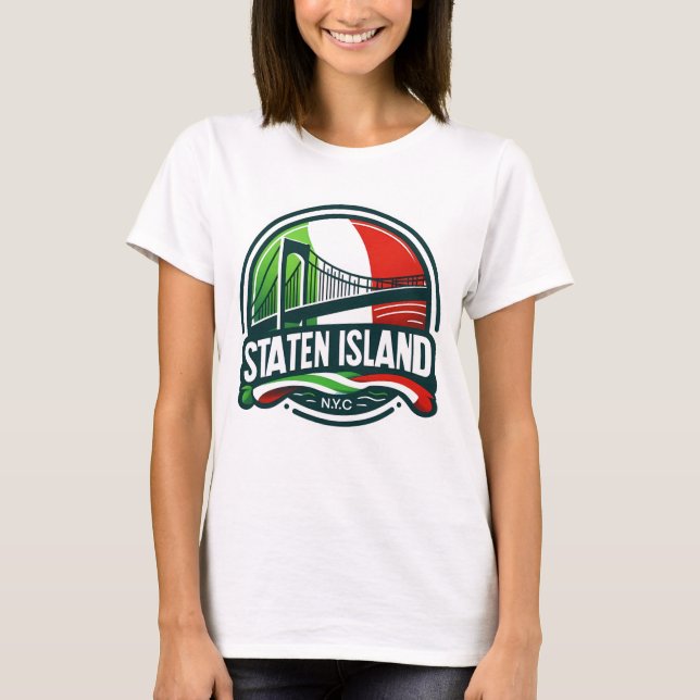 Staten Island - T-Shirt Italiano (Frente)