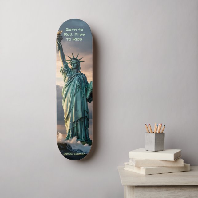 Statue of Liberty 1776–2026 Freedom Skate Art (Arte de parede)